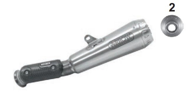 Arrow Titanium Pro-Race Silencer - 2020 KTM 890 Duke R - 71890PR